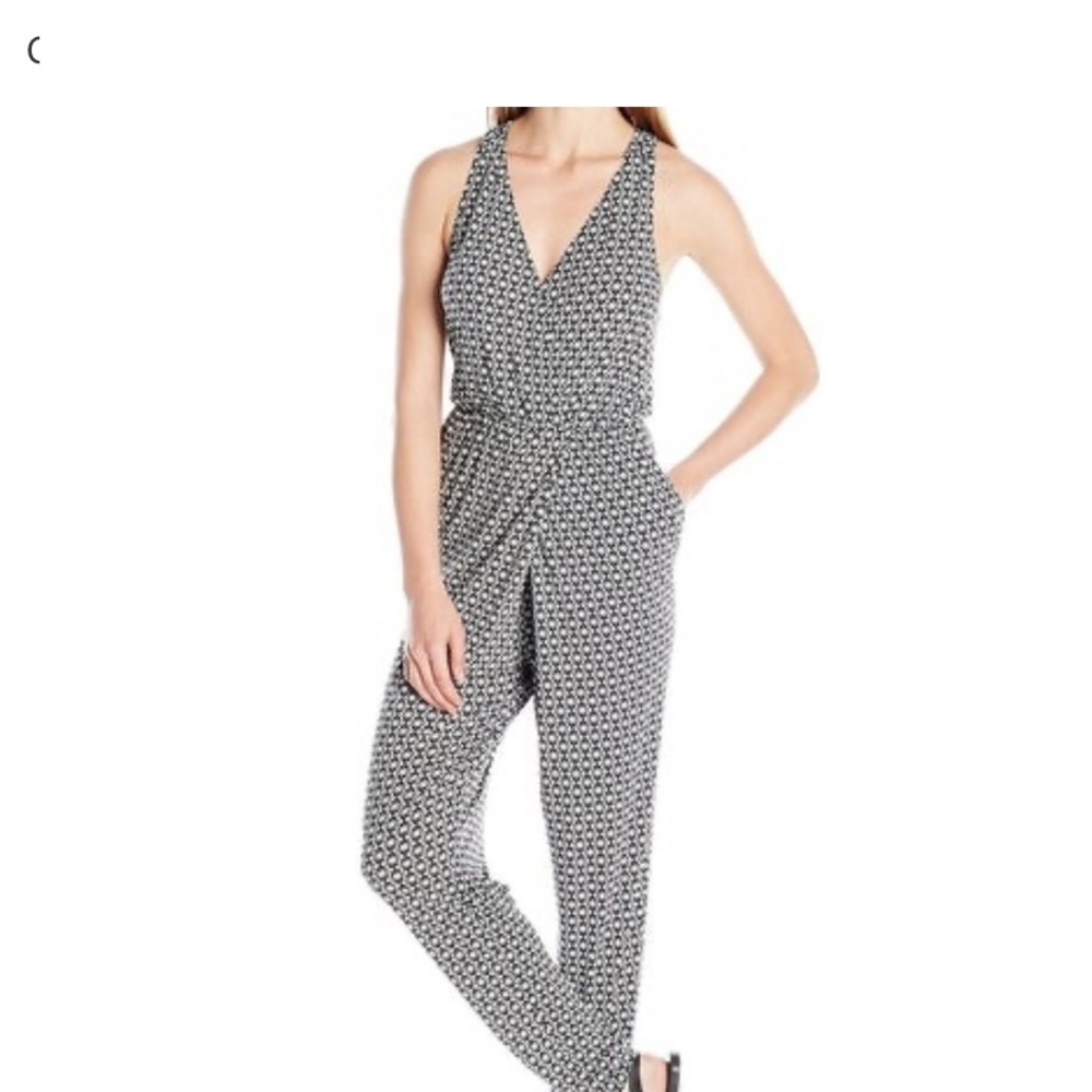 BCBG Generation Black White Small Romper